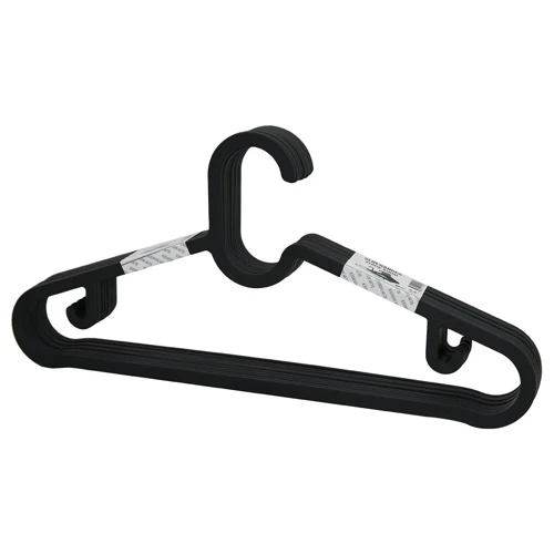 10PCS PLASTİK - ANTRASİT GRİ ELBİSE ASKISI GO-53-vice 01147