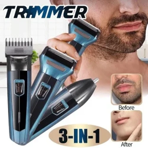 3 in 1 Saç Sakal Kesme Ense Burun Tıraş Makinesi Seti GO-53-vice 00497