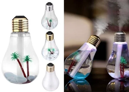 Hava Nemlendirici Ampul Görünümlü Hazneli Buhar Makinesi 400 ml. GO-53-vice 00294