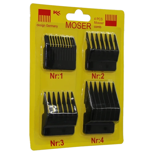 MOSER 4 PARÇA MAKİNE TARAK SET GO-53-vice 00561
