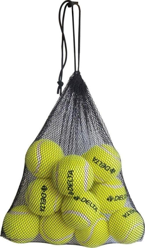 Başlangıç Seviye Özel Filesi Sayesinde Pratik Taşınabilir 12 Adet Antrenman İçin Tenis Topu
