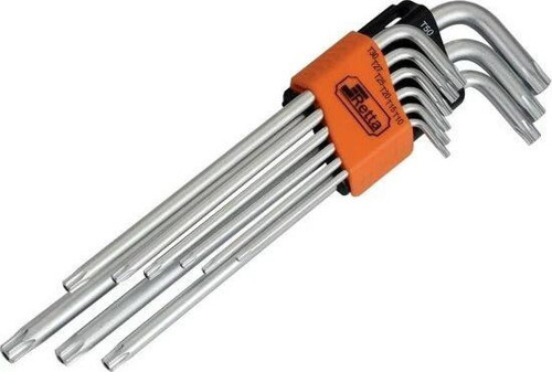 Uzun Delikli L Torx Anaahtar Seti 9 Parça
