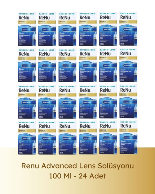 Renu Advanced Çok Amaçlı Lens Solüsyonu 100 ml 24 Lü Paket