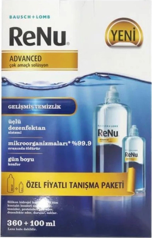 Renu Advanced Lens Solüsyon 360 + 100 ml