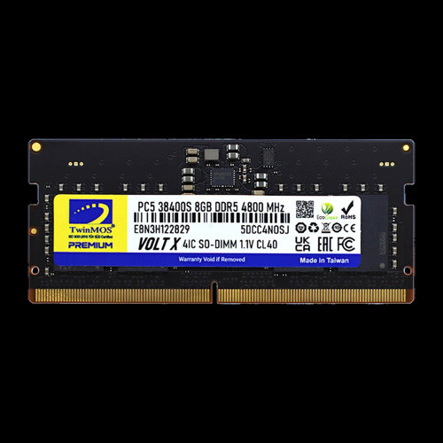 Tmd58gb4800s40, 8gb, Ddr5, 4800mhz, Cl40, 1.1v Notebook Ram