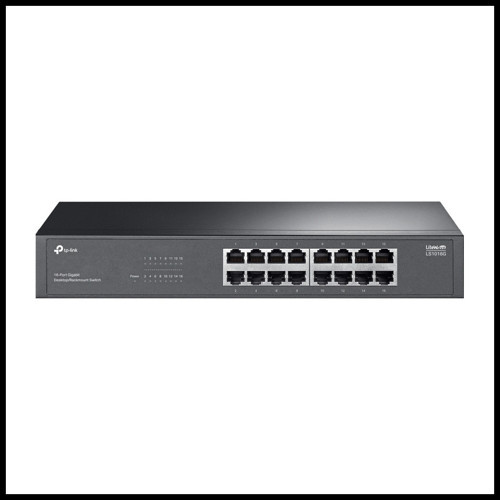 Tp-lınk Ls1016g, Green Tech, 16 Port Gigabit, Yönetilemez, Metal Kasa, Masaüstü Switch