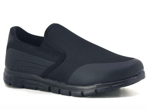 Makosen Triko Bağcıksız Erkek Günlük Ayakkabı, Siyah, Slip-On Stil Tarz2155