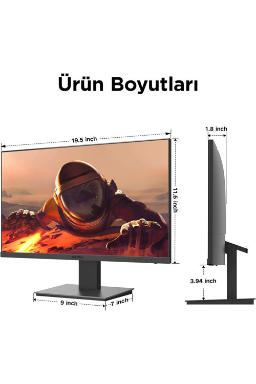 Monitör 21.5 İnç 22N1 75Hz Fhd1920*1080 Uyumlu 6Ms Va Hdmi 1.4 * 1 Vesa 178°Görme Açısı 75 * 75Mm