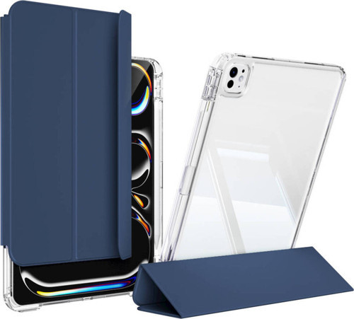 İpad 11.Nesil 2025 İle Uyumlu İyi Kalite Kılıf Magnetik Ayrılabilen Airbagli Z-Sliding Tablet Kılıf