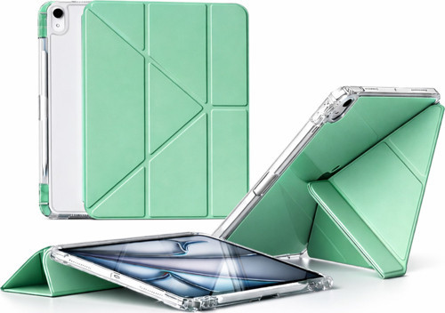 İpad Air 11 A16 İnç İle Uyumlu Kalemlikli Ayrılabilen Stand Olabilen Tablet Kılıfı Cp-2 Yeşil