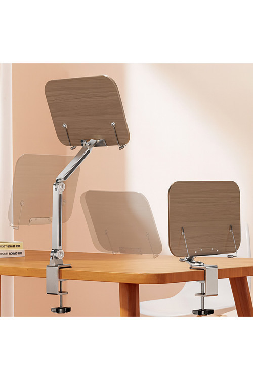 Kitap Tutucu Stand Ayarlanabilir Ve Tablet Standı 360° Döner Kollu Ergonomik Tasarım | Hr06