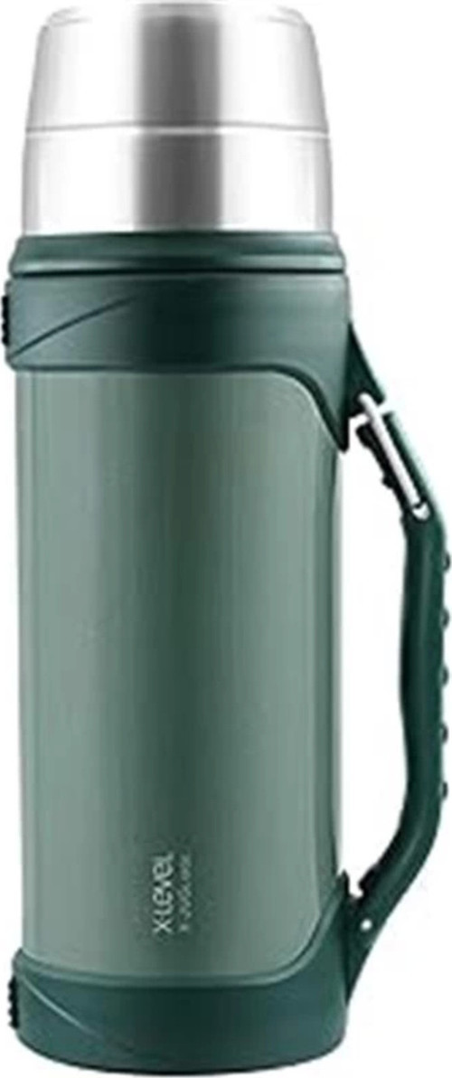 X-Level X-Juglarge Paslanmaz Çelik Termos 1200Ml Seyahat Termosu 1.2L (Yeşil)