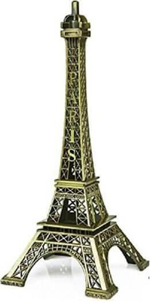 Eyfel Kulesi Metal 25cm Dekoratif Hediyelik