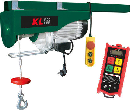 Klv125-Rc 500Watt 125/250Kg Uzaktan Kumandalı Elektrikli Halatlı Vinç