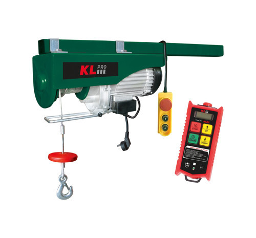 Klv400-Rc 1300Watt 400/800Kg Uzaktan Kumandalı Elektrikli Halatlı Vinç