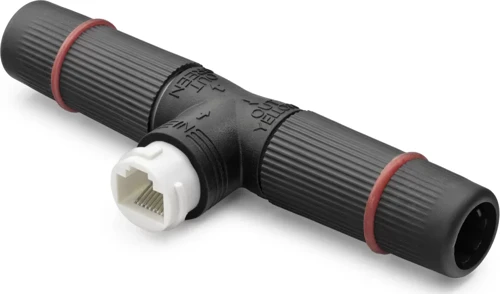 Poe Splitter T Tipi Su Geçirmez Rj45 Konnektör - Siyah ND2452