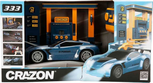 41627 SUN-ZHC-CRN-RC ARABA BENZİN İSTASYONLU DUMAN PÜSK 2 4GHZ SES IŞIK