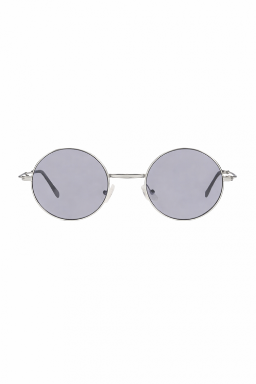 Extreme Vintage Yuvarlak Polarize Gümüş Güneş Gözlüğü Füme Cam Vintage 46.01