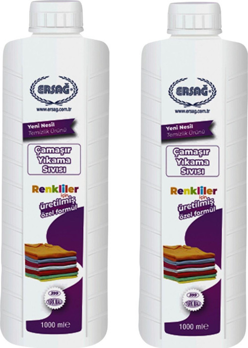 Çamaşır Yıkama Sıvısı (Renkliler İçin) 1000 Ml. x 2 Adet