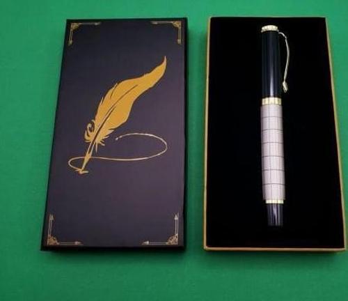 Kutulu Metal Roller Kalem Dekoratif Hediyelik