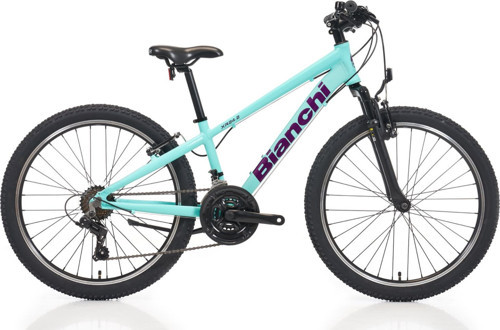 BIANCHI XR24.2 24 JANT V Fren 21 Vites Dağ Bisikleti CELESTE-MOR