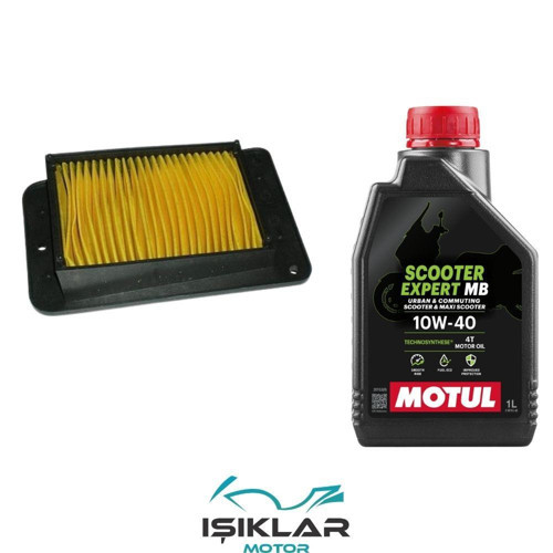 Peugeot Tweet 125 Motul Yağ Ve Hava Filtre Bakım Seti Bs0038