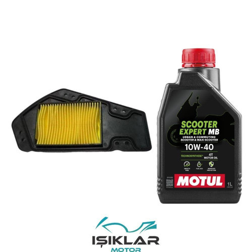 Arora Cappicino 125 Motul Yağ Ve Hava Filtre Bakım Seti Bs0003