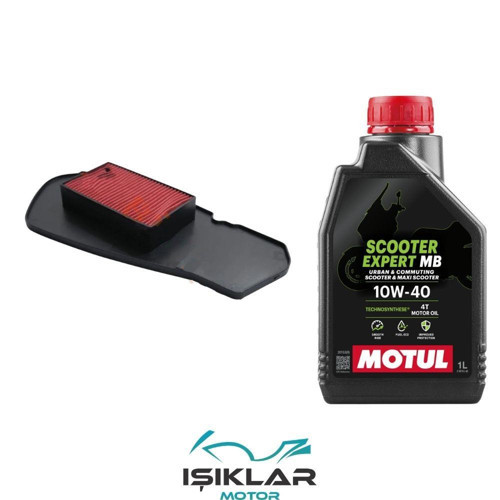 Kuba Newlight 125 Motul Yağ Ve Hava Filtre Bakım Seti Bs0017