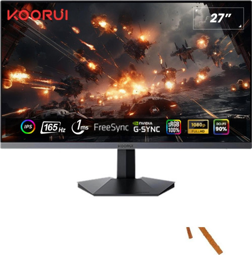 27" GN06 IPS Gaming 165Hz Monitör Siyah 1ms