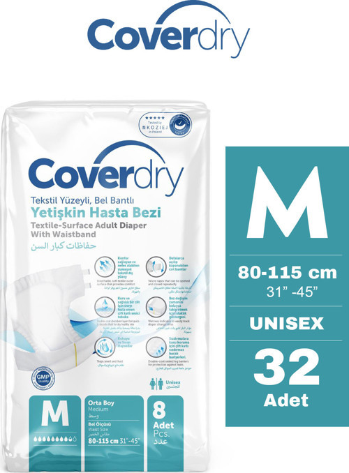 Medium 8'li Hasta Bezi 4 Paket