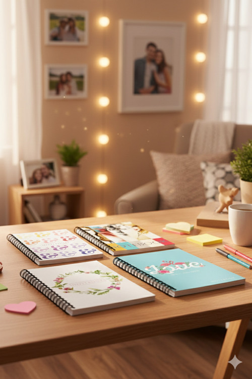 Mandala Yayınları A5 Spiralli Okul Defteri + Not Defteri 50 Yaprak 4Lü Set 13 X 20 (Çizgili+Kareli+Çizgisiz+Noktalı)