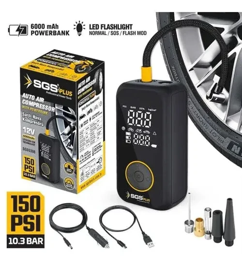 5398 12 V 150 PSI Şarjlı Araç Kompresörü