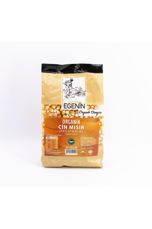 Egenin Organik Patlak Mısır Popcorn 500gr