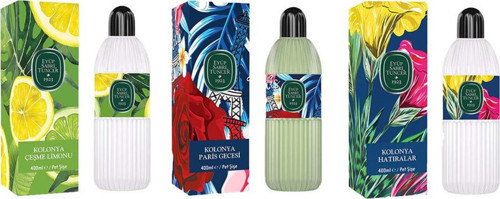 Kolonya Çeşme Limonu, Paris Gecesi ve Hatıralar Pet Şişe 400 ml