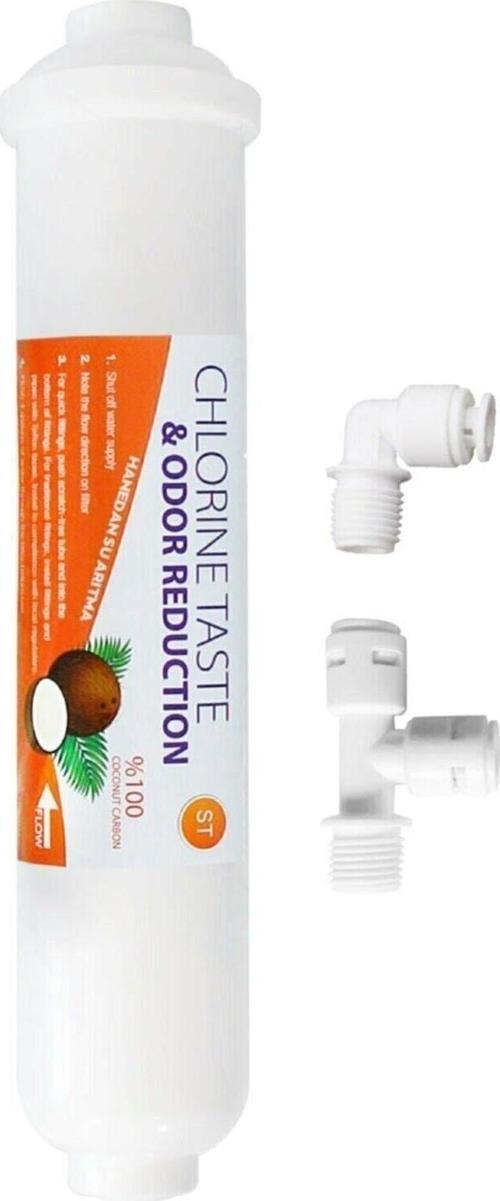 Post Karbon Tatlandırıcı Hindistan Cevizi Coconut Filtre Dirsek ve T Aparatı Esli