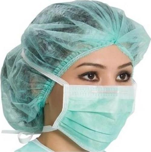 100 Adet Medikal Bağcıklı Maske 3 Katlı Telli – Bağlama İpli