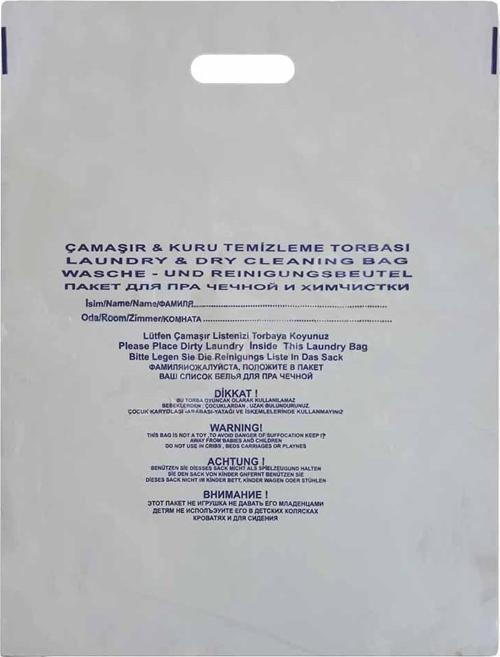 100 Adet Otel Buklet Tipi Anti Bakteriyel Hijyenik Kirli Çamaşır Poşeti Torbası Laundry Bag