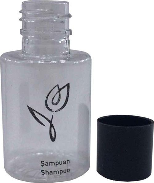1000 Adet Boş Şişe Baskılı Otel Tipi Şampuan Yazılı 30 ML Silindir Şişe Tek Kullanımlık Kullan At