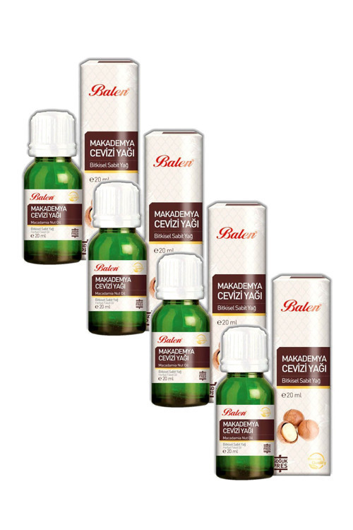 Makademya Cevizi Yağ - Soğuk Pres 20 ml X 4 Adet