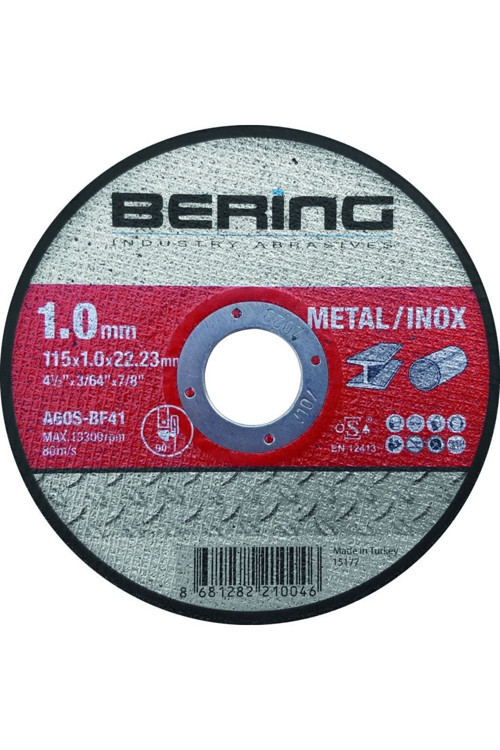 115x1.0x22.23 MM İNOX KESME TAŞI 25 ADET
