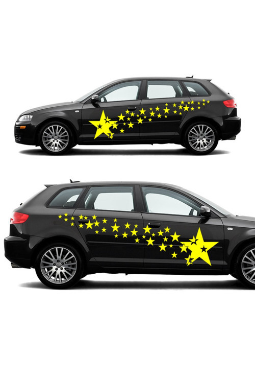 Star, Yıldız Araba Sticker, Oto Çıkartma