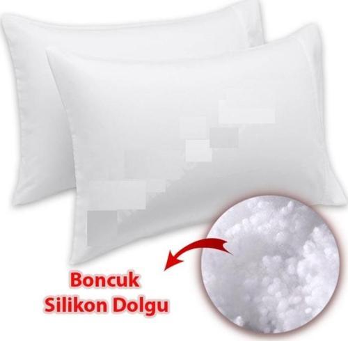 20 Adet Otel Tipi Boncuk Silikonlu Yastık Akfil 63 Tel Dokuma %100 Pamuk 50x70 Cm