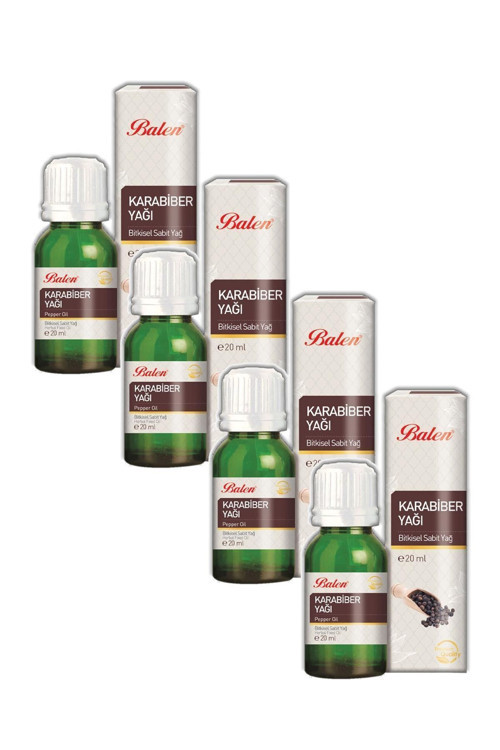 Karabiber Yağı (MASERASYON) 20 ml 4 Adet