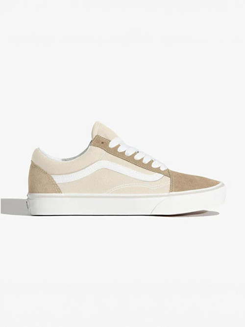 Old Skool Uniseks Krem Spor Ayakkabı - VN000D7Z
