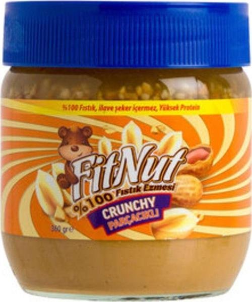 %100 Fıstık Ezmesi (Parçacıklı-360Gr)