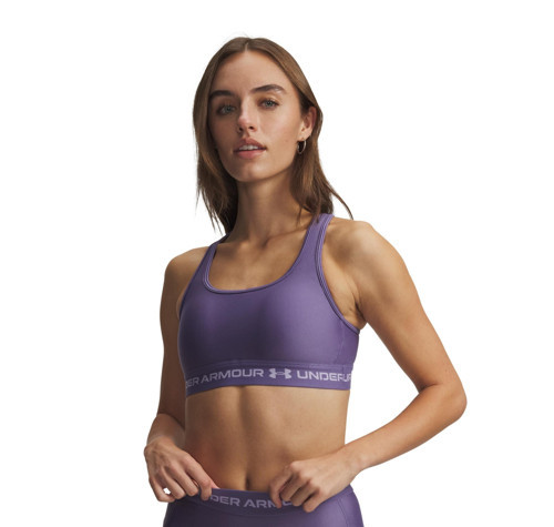 A1361034-520 Under Armour Crossback Mid Bra Kadın Büstiyer Mor