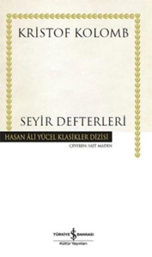 İş Bankası Kültür Yayınları Seyir Defterleri