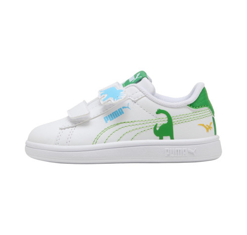 405637-01 Puma Smash 3.0 Dino V Inf Bebek Spor Ayakkabı Beyaz