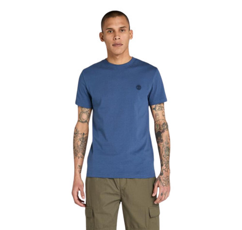B0A2BPREYO1-R Timberland Dunstan Rıver Short Sleeve Tee Erkek T-Shirt Mavi