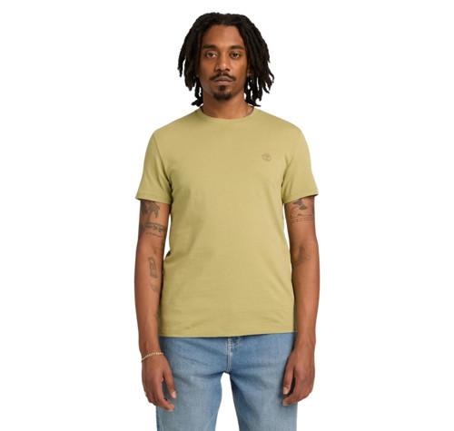 B0A2BPRBQ01-R Timberland Dunstan Rıver Short Sleeve Tee Erkek T-Shirt Yeşil